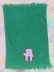 画像2: Santa Applique Hand Towel Green (2)