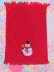 画像2: Snowman Applique Towel Red (2)