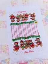 Christmas Teddy Bear Kitchen Towel