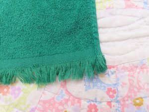 画像4: Snowman Applique Towel Green