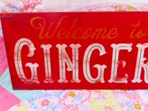 画像4: Gingerbread Village Wooden Sign