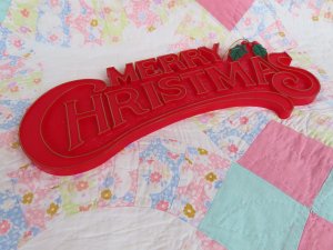 画像4: Merry Christmas Plastic Sign