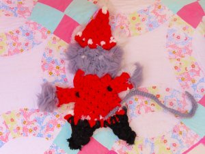 画像5: Santa Mouse Macrame Hanging