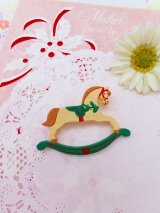 Christmas Rocking Horse Pin