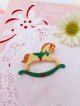 Christmas Rocking Horse Pin