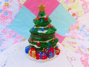 画像2: Christmas Tree Trinket Box