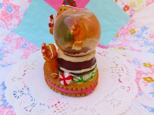 画像5: Gingerbread Mini Snowdome 