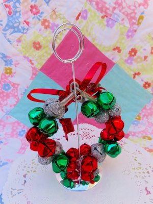 画像4: Christmas Bell Wreath Clip Stand