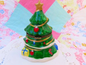 画像3: Christmas Tree Trinket Box