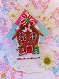 Gingerbread Clay House Lamp