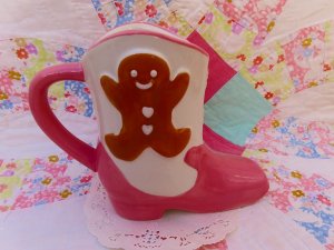 画像2: Gingerbread Boots Planter
