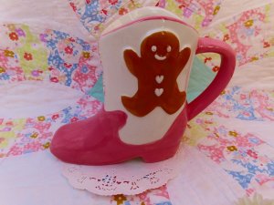 画像3: Gingerbread Boots Planter