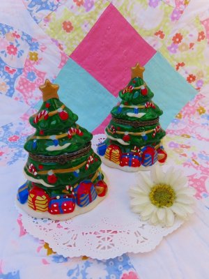 画像1: Christmas Tree Trinket Box