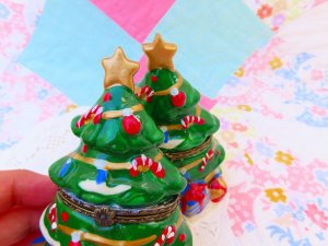 画像5: Christmas Tree Trinket Box