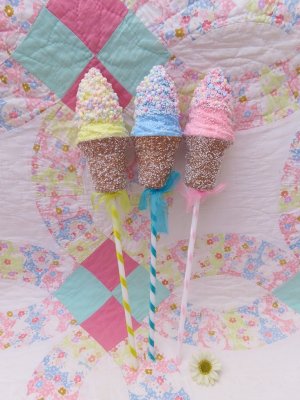 画像1: New Soft Cream Stick Ornament