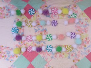 画像3: New Pastel Candy & Pompom Garland