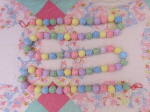 画像3: New Pastel Ball Garland