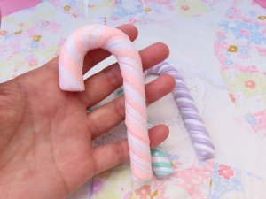 画像7: New Clay Pastel Candy Cane Set