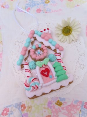 画像1: New Ginger House Icing Cookie A