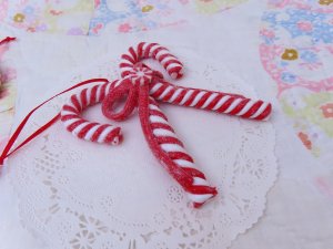 画像5: New Cross Candy Cane Bow