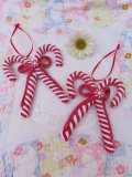 New Cross Candy Cane Bow