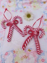 New Cross Candy Cane Bow