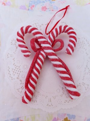 画像3: New Cross Candy Cane Bow