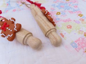 画像6: New Rolling pin Gingerbread Man