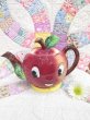 画像1: Red Apple face Teapot (1)