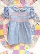 画像1: Stitch dress Blue (1)