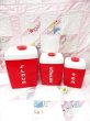 画像1: Plastic Canister Red×White (1)