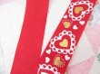 画像3: Valentine Heart Ribbon Red×Gold (3)