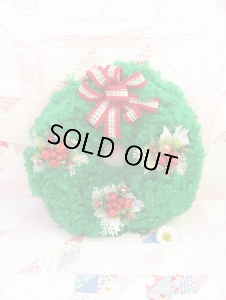 画像1: Macrame Christmas Wreath (1)