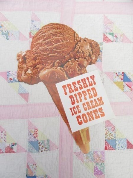 画像1: Paper Sign Ice Cream Chocolate (1)