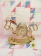 画像1: Rocking Horse Gold Clock (1)