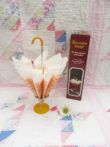 画像1: Umbrella Serviette Stand Yellow (1)