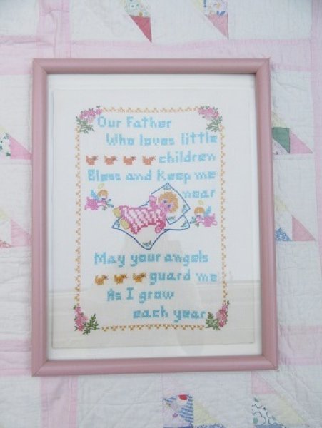 画像1: Baby Prayer Sampler Pink (1)