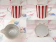 画像2: Red Stripe Suger&Creamer Set (2)