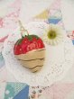 画像1: Glass Dip Strawberry Ornament (1)