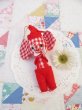 画像1: Gingham Elephant Ornament (1)