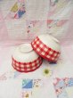 画像1: Red Gingham Bowl (1)