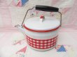 画像3: Enamel kettle Gingham (3)