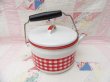 画像2: Enamel kettle Gingham (2)