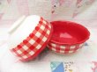 画像6: Red Gingham Bowl (6)