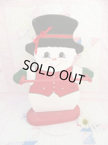 画像1: Snowman Mini Holder Stand (1)