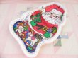 画像7: Plastic Party Tray Santa (7)