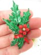 画像4: Christmas Holly Brooch (4)