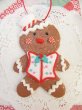 画像2: Kid's Ginger Cookie Pair Ornament (2)