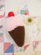 画像1: Crochet Ice Cream Ornament (1)