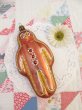 画像1: Glass Ginger Bread Ornament L (1)